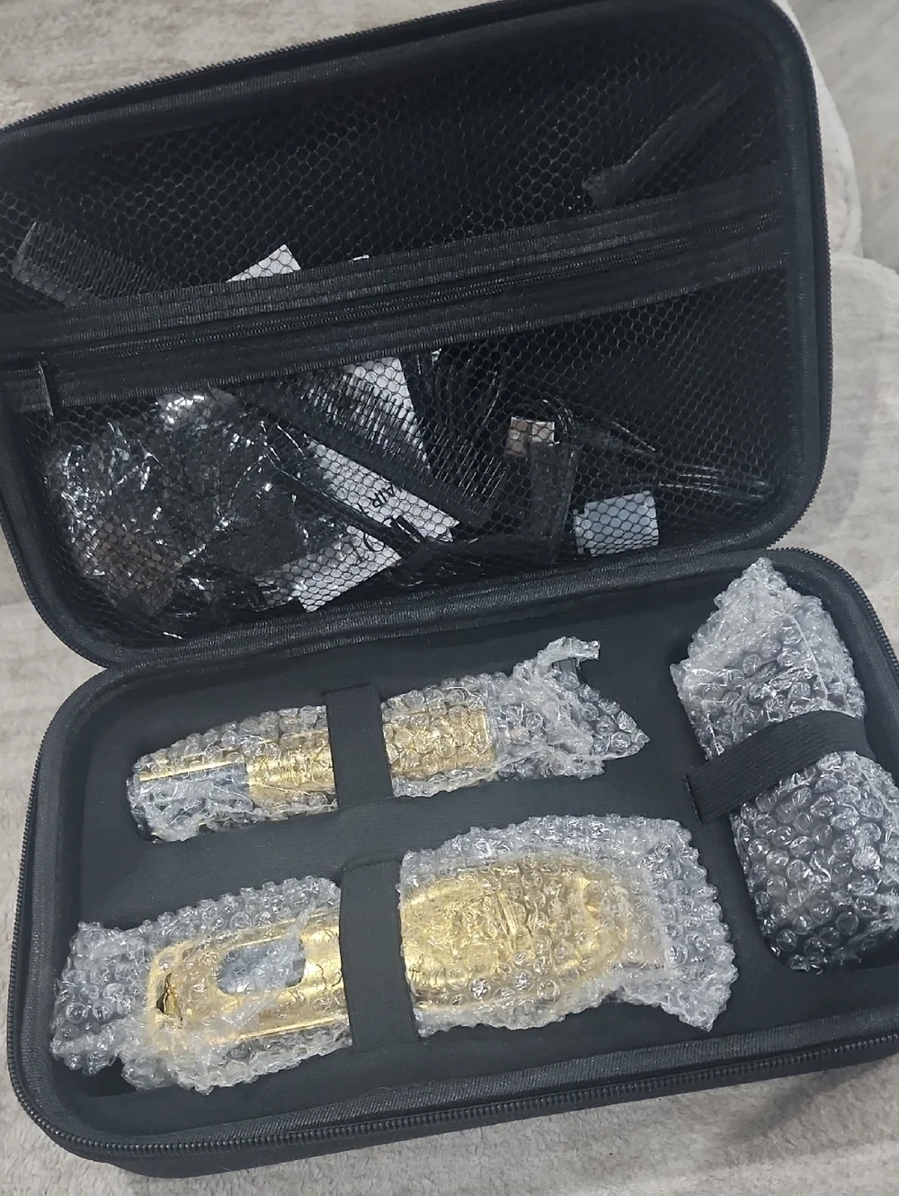 Gold Men's Grooming Kit — Gold Trimmer, T-Blade Trimmer & Foil Shaver Set